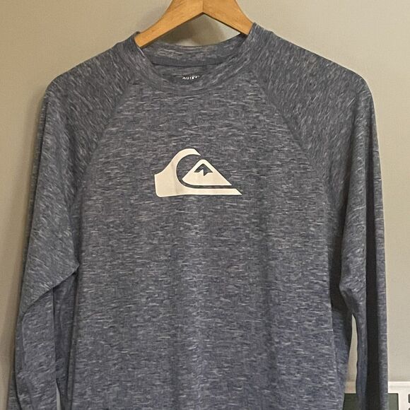Quiksilver Shirt Rashguard Long Sleeve Watersports Outdoors SZ XXL EUC‎ - Picture 2 of 9